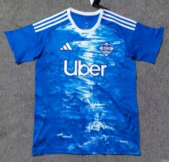 (S-4XL)25-26 Como Home Blue Thailand Soccer Jersey AAA-512