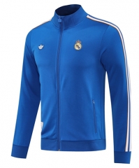 2025-2026 Real Madrid Colorful Blue Thailand Soccer Jacket -LH