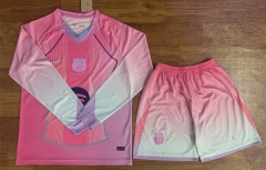 2025-2026 Barcelona Pink LS Soccer Uniform-709
