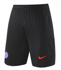 25-26 Paris SG Black Thailand Training Soccer Shorts-418