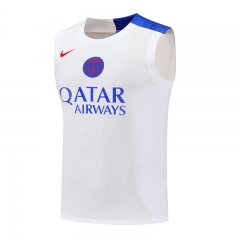 25-26 Paris SG White Thailand Training Soccer Vest-418