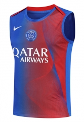 25-26 Paris SG Blue&Red Thailand Training Soccer Vest-418