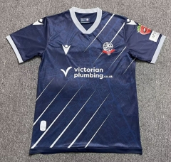(S-4XL) 2025-2026 Bolton Wanderers Football Club Away Royal Blue Thailand Soccer Jersey AAA-512