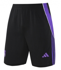 25-26 Real Madrid Black Thailand Training Soccer Shorts-418