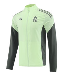 25-26 Real Madrid Light Green Thailand Soccer Coat-LH