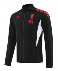 25-26 Liverpool Black Thailand Soccer Coat-LH