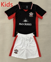 2025-2026 Southampton 2nd Away Black Kids/Youth Soccer Uniform-AY