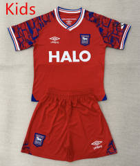 2025-2026 Ipswich Town Away Red Kids/Youth Soccer Uniform-AY