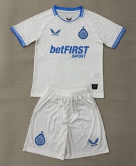 25-26 Club Brugge Away White Soccer Uniform-AY
