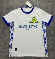 (S-4XL) 25-26 Mamelodi Sundowns Away White Thailand Soccer Jersey AAA-4506