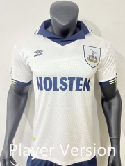 Retro Player Version 93-95 Tottenham Hotspur Home White Thailand Soccer Jersey -0871