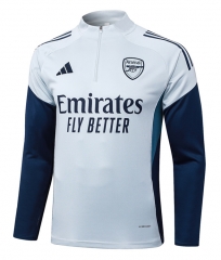 2025-2026 Arsenal Gray Thailand Soccer Tracksuit Top-815