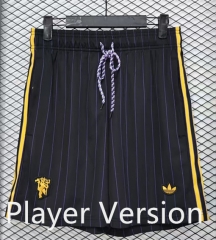 Player Version 25-26 Casual Version Manchester United Black Thailand Soccer Shorts-888