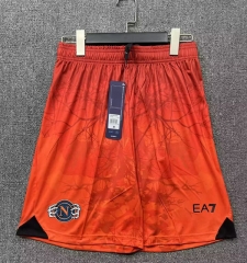 25-26 Halloween Version Napoli Orange Thailand Soccer Shorts