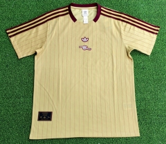 (S-4XL) 2025-2026 Retro Version Arsenal Yellow Thailand Soccer Jersey AAA-9926