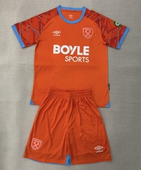25-26 West Ham United Goalkeeper Orange Soccer Unifrom-AY