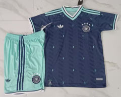 26-27 Germany Away Royal Blue Soccer Uniform-718