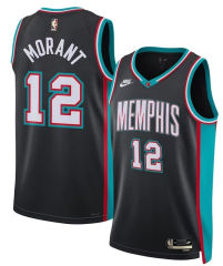 2026 Retro Edition Memphis Grizzlies Black #12 NBA Jersey-311