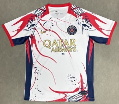 (S-4XL) 25-26 Special Version Paris White Thailand Soccer Jersey-4728