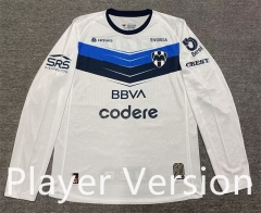 (S-4XL) Player Version 25-26 Monterrey Away White LS Thailand Soccer Jersey AAA-912