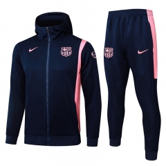 25-26 Barcelona Cyan Thailand Soccer Jacket Uniform-815