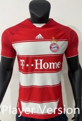 Retro Player Version 07-08 Bayern München Home Red&White Thailand Soccer Jersey AAA-0871