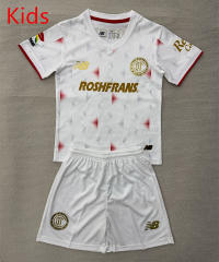 25-26 Deportivo Toluca FC Away White Kids/Youth Soccer Uniform-AY