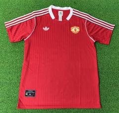 (S-4XL) 25-26 Retro Version Manchester United Red Thailand Soccer Jersey-9926