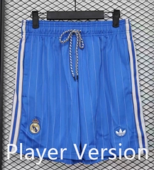 Player Version 25-26 Casual Version Real Madrid Blue Thailand Soccer Shorts-888