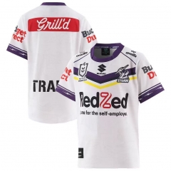 (S-7XL) 2026 Melbourne Away White Thailand Rugby Jersey