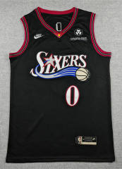 2026 Philadelphia 76ers Black #0 NBA Jersey-1380