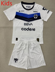 25-26 Monterrey Away White Kids/Youth Soccer Uniform-AY