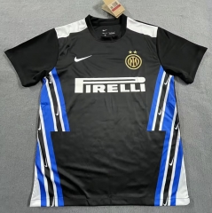 (S-4XL) 2025-2026 Inter Milan Black Thailand Training Soccer Jersey AAA-4847