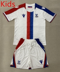 25-26 Crystal Palace Away White Kid/Youth Soccer Uniform-AY