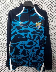 25-26 Málaga CF Royal Blue Thailand Soccer Tracksuit Top-2044