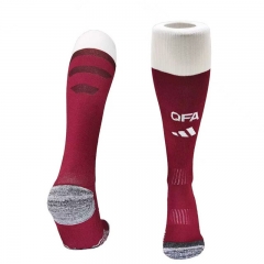 2026 World Cup Qatar Home Red Kids/Youth Soccer Socks