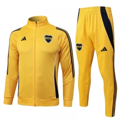 25-26 Boca Juniors Yellow Thailand Soccer Jacket Uniform-815