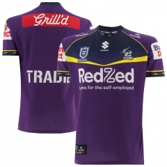 (S-7XL) 2026 Melbourne Home Purple Thailand Rugby Jersey