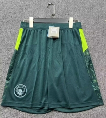 25-26 Manchester City 3rd Away Green Thailand Soccer Shorts