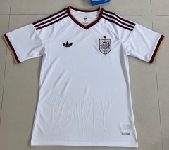 26-27 Spain Away White Thailand Soccer Jersey AAA