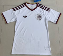 26-27 Spain Away White Thailand Soccer Jersey AAA