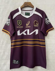 2025 Champions Version Mustang Purple&Red Thailand Rugby Shirt