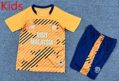 2025-2026 Cardiff City 2nd Away Orange Kids/Youth Soccer Uniform-7809