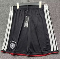 25-26 Germany Home Black Thailand Soccer Shorts