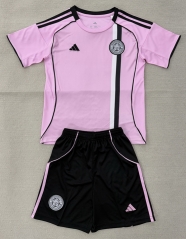 25-26 Leicester City 2nd Away Pink Soccer Unifrom-AY