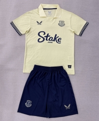 2025-2026 Everton Away Light Yellow Soccer Uniform-AY