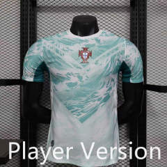 Player Version 26-27 Portugal Away White Thailand Soccer Jersey AAA-888