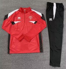 25-26 Sheffield United Red Thailand Soccer Tracksuit-4692