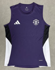(S-4XL) 2025-2026 Manchester United Purple Thailand Training Vest AAA-4728