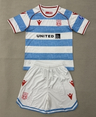 25-26 Wrexham 2nd Away Blue&White Soccer Uniform-AY